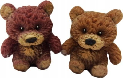 Антистрес играчка Хипо Медо, меко мече со зрнца, 7cm, повеќебојна
