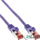 Kabllo rrjeti InLine Patch Cord Cat.6 S FTP, 0.5m, vjollcë