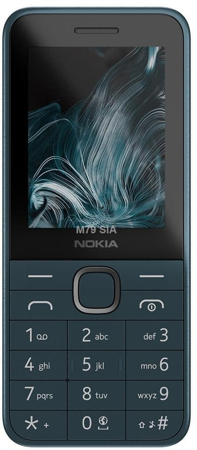 Телефон HMD Nokia 225 4G 2024, Dual SIM, microSD, темно сина