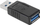 Adapter USB LEC ZLA0866, USB A në USB A, i zi