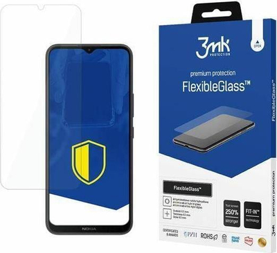 Mbrojtës ekrani 3MK FlexibleGlass për Nokia C21 Plus, xham hibrid, i tejdukshëm