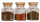 Set për erëza OKKO Spice Cruet Kit 002688, 3 pjesë, transparent