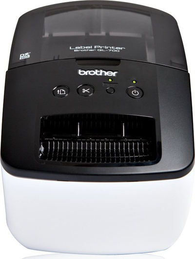 Принтер за етикети Brother QL-700, автоматско сечење, USB, бел