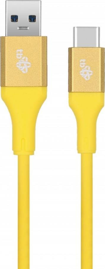 Kabllo USB TB USB 3.0 në USB C Premium, 2m, 3A, e verdhë