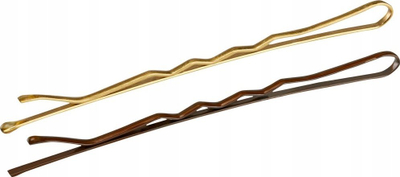 Kapëse flokësh Activeshop E-64, 6cm, 50 copë, ngjyrë ari