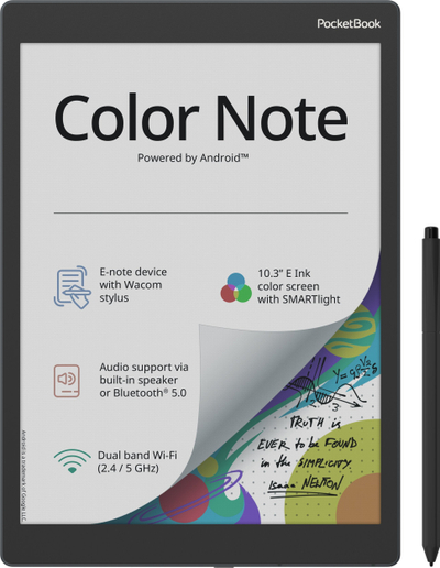 Lexues elektronik PocketBook E-Book Color Note, 10.3", Android