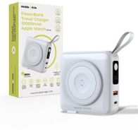 Powerbank Mobile Origin, 10000mAh, MagSafe dhe Apple Watch, i bardhë
