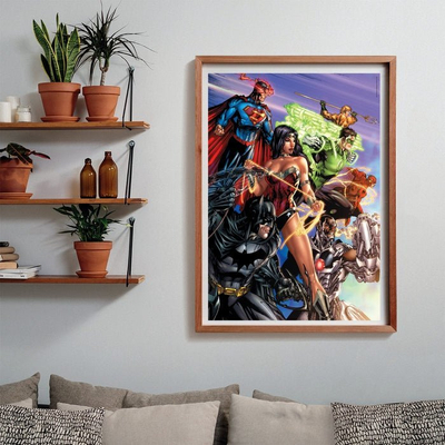 Puzzle Clementoni Compact Batman, 1000 pjesë, 70 x 50 cm, shumëngjyrësh