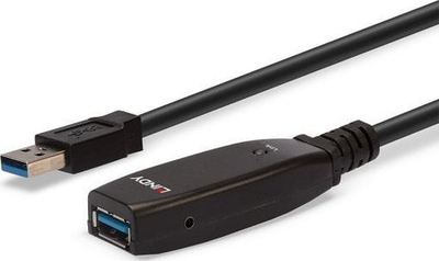 Kabllo zgjatuese USB Lindy 43353, USB 3.2 Gen 1, 3 m, e zezë