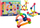 Lodër ndërtimi me magnet Lean Toys Magnet Stick, 46 copa, shumëngjyrëshe