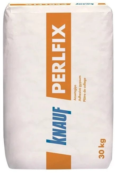 Gips ngjitës Knauf Perlfix, 30kg, i bardhë
