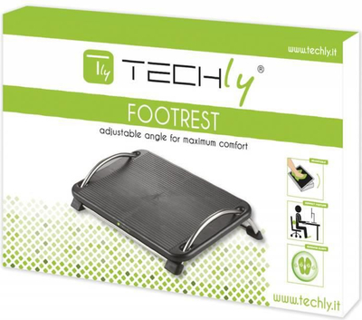 Mbështetëse për këmbët Techly, e zezë