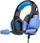 Kufje gaming Vertux Havana, 3.5mm, LED RGB, blu
