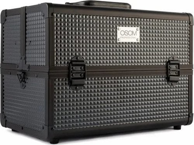 Valixhe kozmetike OSOM Professional Cosmetic Case OSOMP8350BL, poliuretan, ndarje të rregullueshme, e zezë