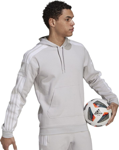 Bluzë me kapuç adidas Squadra 21 Sweat Hoody M GT6635, për burra, gri e hapur