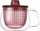 Filxhan Kinto UNITEA, me filter dhe kapak, 350ml, e kuqe wine red
