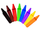 Ngjyra dylli Crayola Mini Kids Jumbo, set me 24 copë, për kalamaj, shumëngjyrëshe