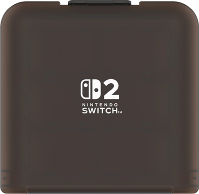 Kuti për Game Cards Hori 24, kapacitet 24 lojëra, për Nintendo Switch, e zezë