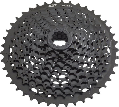Kasetë biçiklete Microshift XLE, 10 shpejtësi 11-42T, për Shimano HG, e zezë