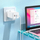 Karikues muri Hoco N42 GaN, 45W, 2x USB-C me kabllo USB-C, i bardhë