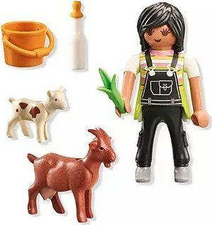Set lojrash Playmobil Farm Simulation, dhi me kec, shumëngjyrësh