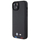 Këllëf telefoni BMW Leather Stamp Tricolor për iPhone 15 Plus, lëkurë, 6.7", i zi