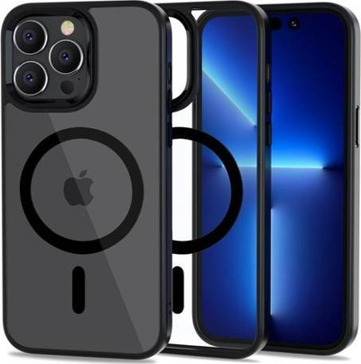 Mbulesë telefoni Tech-Protect Magmat MagSafe, Apple iPhone 14 Pro Max, transparente e zezë