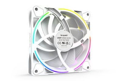 Ventilator PC be quiet! Light Wings BL101, 120mm PWM high speed, set 3 copë, i bardhë