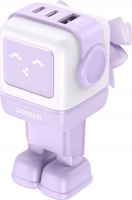 Karikues murale Ugreen Nexode Robot GaN, 65W, 2xUSB A USB C, lejla
