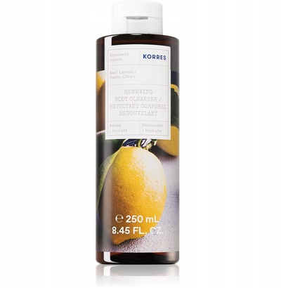 Xhel dushi Korres Basil Lemon, hidratues, me erë borzilok edhe limon