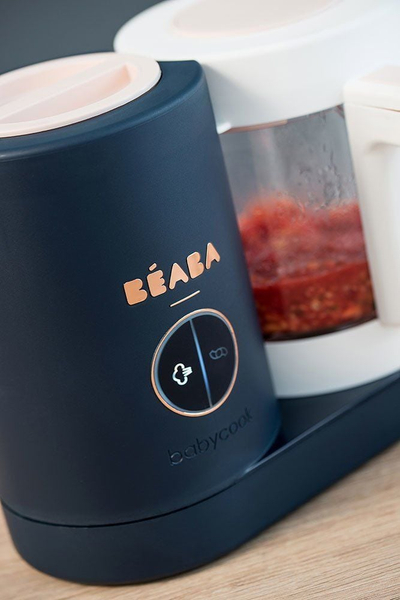 Мултикукер Beaba Babycook Neo, сад од стакло, корпа од не'рѓосувачки челик, сива