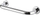 Dorezë muri për banjo Stella 19.009, 30cm, inox krom, argjendtë