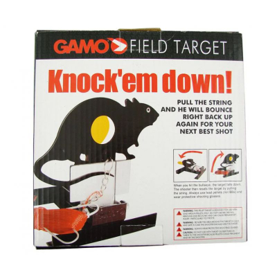 Shenjë qitjeje Gamo Reactive Rat Target, metal, e zezë