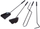 Set aksesorësh oxhaku Flammifera K087B, Ø23 x 66 cm, metal, i zi