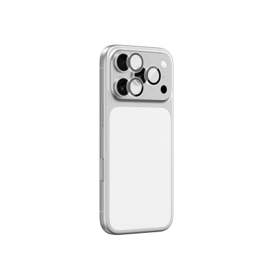 Xham lente telefoni AmazingThing për iPhone 17 Pro dhe Pro Max, me kornizë alumini, 1 copë, i zi