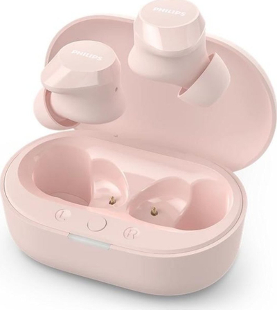 Kufje True Wireless Philips TAT1209 me kuti karikimi, rozë