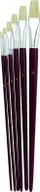Set furçash pikture Grand BRUSHES 685B, 6 copë, të sheshta, qime bristle