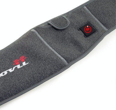 Ремен за греење Glovii Heated Universal Belt, Flexwarm, USB, црн
