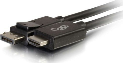 Kabllo C2G 54326 DisplayPort në HDMI, 1.8m, Full HD 1080p, e zezë