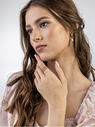 Unazë për goca Emily Westwood Anastasia EWR23029G, e artë