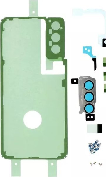 Sticker ngjitës telefoni Samsung Galaxy S21 Plus G996, kapak mbrapa dhe kamera, jeshil
