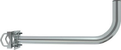 Mbajtës ballkoni për antenë, për antena deri 60 cm, me U-Bolts, metalik