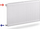 Radiator me ujë Purmo C33 504, panel trefish, i bardhë