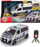 Lodër makinë policie Dickie SOS Vehicle Citroen, 15 cm, drita dhe tinguj, shumëngjyrëshe