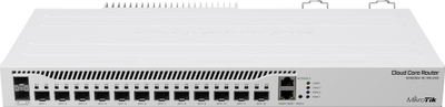 Ruter Mikrotik Cloud Core AL32400, 12x SFP+, 2x SFP28, 1 x RJ45 1000Mb/s, 49 W, i bardhë