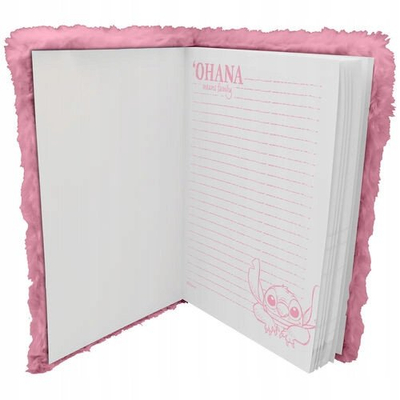 Fletore plushe Stitch A5, formati A5, shumëngjyrëshe
