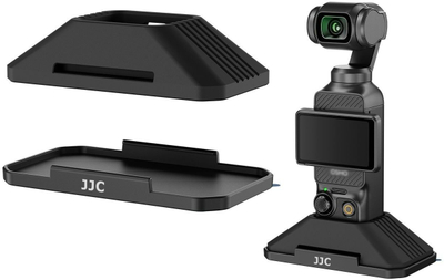 Stativ tavoline JJC DM-OP3 për DJI Osmo Pocket 3, montim i qëndrueshëm, gome kundër rrëshqitjes, i zi
