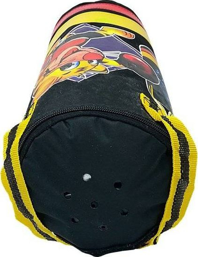 Set boksi për kalamaj King Sport, thes 36 cm me doreza, i zi me të kuqe