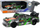 Makina me pult LeanToys RC, shkallë 1:16, rrota gome për drift, gri me jeshile