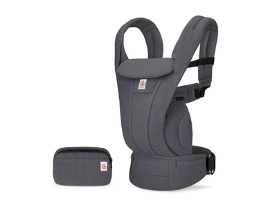 Mbajtëse bebe Ergobaby Omni Deluxe Mesh, ergonomike, SoftFlex Mesh, blu Serene